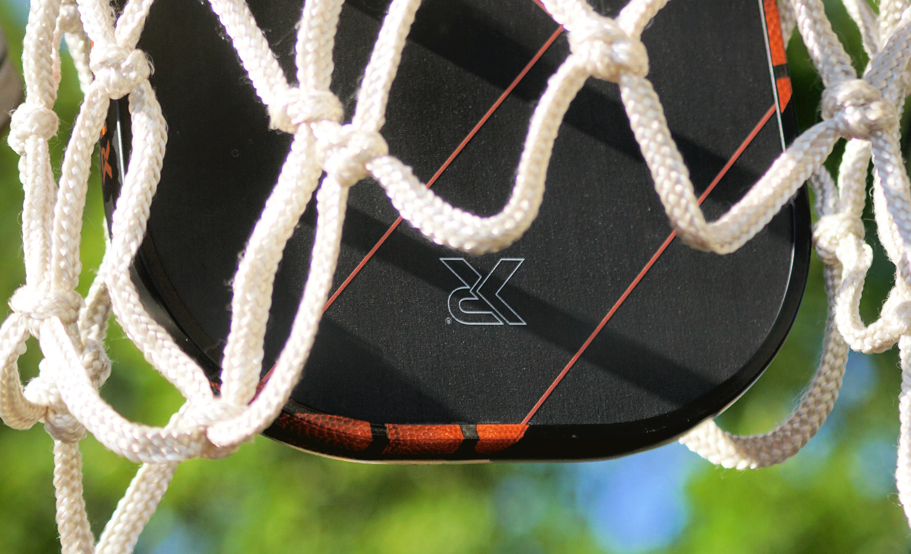 Paddle inside a net